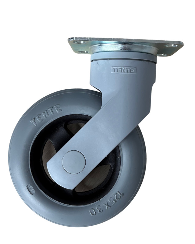 Swivel castor ⌀125 mm