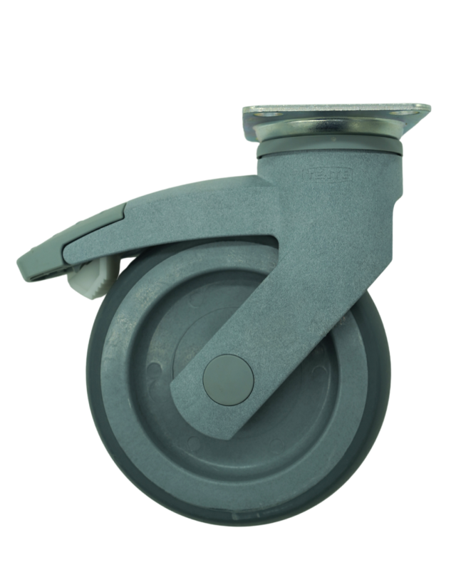 Rueda giratoria con freno ⌀125 mm