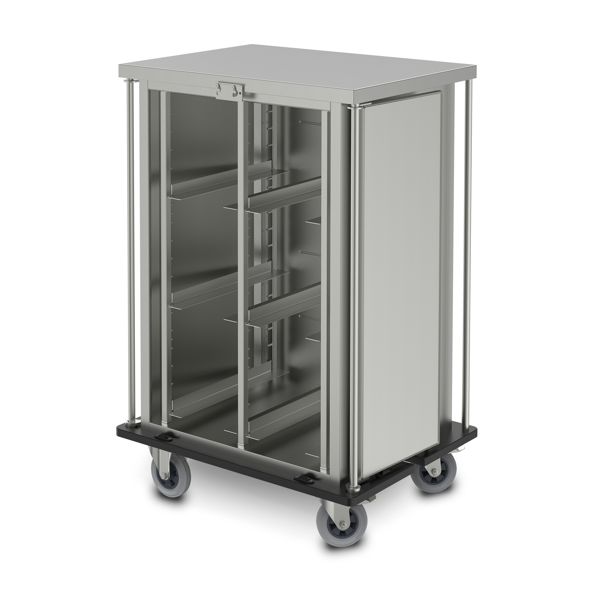 Containertransportwagen für ISO-Körbe, Mit U-Profilschienen für ISO ...