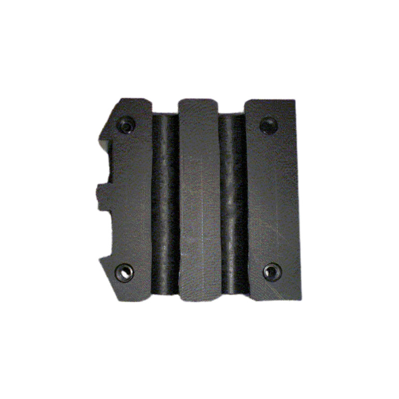 Tube bracket black 107x106x35